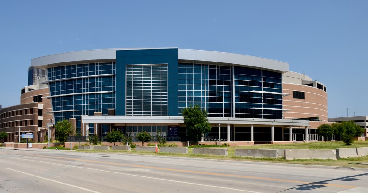Paycom Center in Oklahoma City, the arena hosting UFC Fight Night: Du Plessis vs Usman